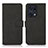 Custodia Portafoglio In Pelle Cover con Supporto D08Y per Oppo Find X5 Pro 5G Nero