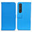 Custodia Portafoglio In Pelle Cover con Supporto D09Y per Sony Xperia 1 III Cielo Blu