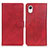 Custodia Portafoglio In Pelle Cover con Supporto D10Y per Samsung Galaxy A23e 5G Rosso