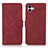 Custodia Portafoglio In Pelle Cover con Supporto D11Y per Samsung Galaxy A04E Rosso