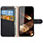 Custodia Portafoglio In Pelle Cover con Supporto DL1 per Apple iPhone 13 Pro Max