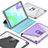 Custodia Portafoglio In Pelle Cover con Supporto H01 per Apple iPad 10.2 (2020)