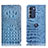 Custodia Portafoglio In Pelle Cover con Supporto H01P per Motorola Moto Edge S30 5G Cielo Blu