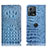 Custodia Portafoglio In Pelle Cover con Supporto H01P per Motorola Moto Edge S30 Pro 5G Cielo Blu