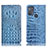 Custodia Portafoglio In Pelle Cover con Supporto H01P per Motorola Moto G50 Cielo Blu