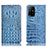 Custodia Portafoglio In Pelle Cover con Supporto H01P per Oppo A94 5G Cielo Blu