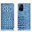 Custodia Portafoglio In Pelle Cover con Supporto H01P per Oppo A95 5G Cielo Blu