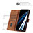 Custodia Portafoglio In Pelle Cover con Supporto H01X per Huawei Honor Magic5 Lite 5G