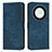 Custodia Portafoglio In Pelle Cover con Supporto H01X per Huawei Honor Magic5 Lite 5G Blu