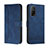 Custodia Portafoglio In Pelle Cover con Supporto H01X per Xiaomi Mi 10T Pro 5G Blu