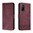 Custodia Portafoglio In Pelle Cover con Supporto H01X per Xiaomi Mi 10T Pro 5G Rosso