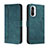 Custodia Portafoglio In Pelle Cover con Supporto H01X per Xiaomi Mi 11X 5G Verde
