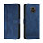 Custodia Portafoglio In Pelle Cover con Supporto H01X per Xiaomi Poco M2 Pro Blu
