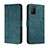 Custodia Portafoglio In Pelle Cover con Supporto H01X per Xiaomi Poco M3 Verde