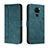 Custodia Portafoglio In Pelle Cover con Supporto H01X per Xiaomi Redmi 10X 4G Verde