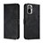 Custodia Portafoglio In Pelle Cover con Supporto H01X per Xiaomi Redmi Note 10 4G Nero
