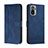 Custodia Portafoglio In Pelle Cover con Supporto H01X per Xiaomi Redmi Note 10S 4G Blu