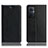 Custodia Portafoglio In Pelle Cover con Supporto H02P per OnePlus Nord N20 5G Nero