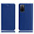 Custodia Portafoglio In Pelle Cover con Supporto H02P per Oppo A55S 5G Blu