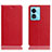 Custodia Portafoglio In Pelle Cover con Supporto H02P per Oppo A58 5G Rosso