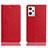 Custodia Portafoglio In Pelle Cover con Supporto H02P per Oppo K10X 5G Rosso