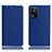 Custodia Portafoglio In Pelle Cover con Supporto H02P per Oppo K9X 5G Blu