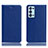 Custodia Portafoglio In Pelle Cover con Supporto H02P per Oppo Reno6 Pro 5G Blu