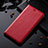 Custodia Portafoglio In Pelle Cover con Supporto H02P per Samsung Galaxy A10 Rosso