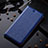 Custodia Portafoglio In Pelle Cover con Supporto H02P per Sony Xperia PRO-I Blu