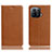 Custodia Portafoglio In Pelle Cover con Supporto H02P per Xiaomi Mi 11 Pro 5G Marrone Chiaro