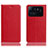 Custodia Portafoglio In Pelle Cover con Supporto H02P per Xiaomi Mi 11 Ultra 5G Rosso