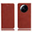 Custodia Portafoglio In Pelle Cover con Supporto H02P per Xiaomi Mi 12 Ultra 5G Marrone