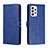 Custodia Portafoglio In Pelle Cover con Supporto H02X per Samsung Galaxy A53 5G Blu