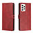 Custodia Portafoglio In Pelle Cover con Supporto H02X per Samsung Galaxy A53 5G Rosso