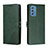 Custodia Portafoglio In Pelle Cover con Supporto H02X per Samsung Galaxy M52 5G Verde