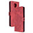 Custodia Portafoglio In Pelle Cover con Supporto H02X per Xiaomi Poco M2 Pro Rosso