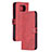 Custodia Portafoglio In Pelle Cover con Supporto H02X per Xiaomi Poco X3 NFC Rosso