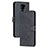 Custodia Portafoglio In Pelle Cover con Supporto H02X per Xiaomi Redmi 10X 4G Nero