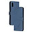 Custodia Portafoglio In Pelle Cover con Supporto H02X per Xiaomi Redmi 9i Blu