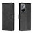 Custodia Portafoglio In Pelle Cover con Supporto H02X per Xiaomi Redmi Note 11 5G Nero