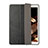 Custodia Portafoglio In Pelle Cover con Supporto H03 per Apple iPad Mini 4 Nero
