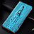 Custodia Portafoglio In Pelle Cover con Supporto H03P per Samsung Galaxy S21 Ultra 5G Cielo Blu