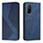 Custodia Portafoglio In Pelle Cover con Supporto H03X per Xiaomi Mi 10T 5G Blu