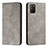 Custodia Portafoglio In Pelle Cover con Supporto H03X per Xiaomi Poco M3 Grigio