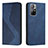 Custodia Portafoglio In Pelle Cover con Supporto H03X per Xiaomi Poco M4 Pro 5G Blu
