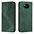 Custodia Portafoglio In Pelle Cover con Supporto H03X per Xiaomi Poco X3 NFC Verde