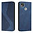 Custodia Portafoglio In Pelle Cover con Supporto H03X per Xiaomi Redmi 9 India Blu