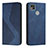 Custodia Portafoglio In Pelle Cover con Supporto H03X per Xiaomi Redmi 9C Blu