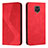 Custodia Portafoglio In Pelle Cover con Supporto H03X per Xiaomi Redmi Note 9 Pro Max Rosso