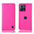 Custodia Portafoglio In Pelle Cover con Supporto H04P per Motorola Moto Edge 30 Fusion 5G Rosa Caldo